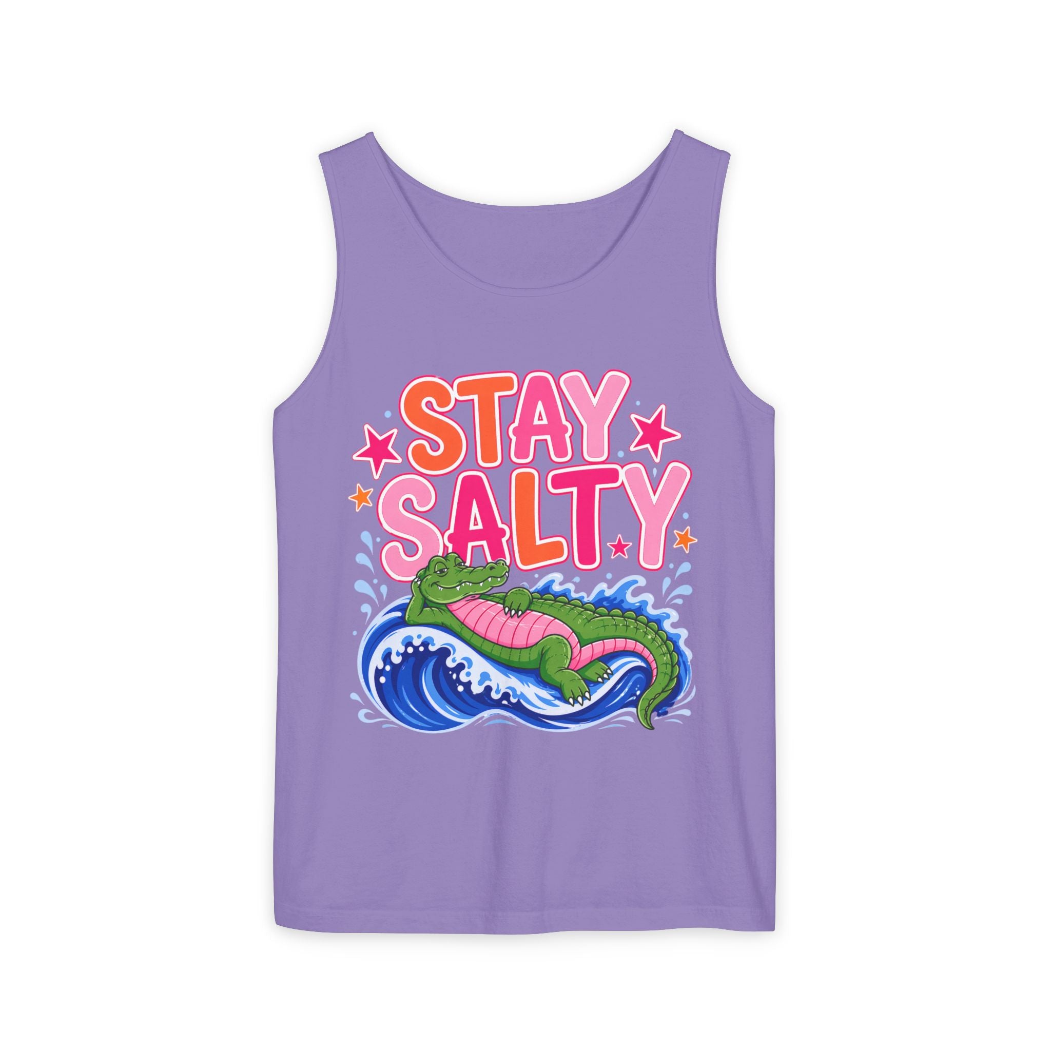 Stay Salty Alligator Tank Top