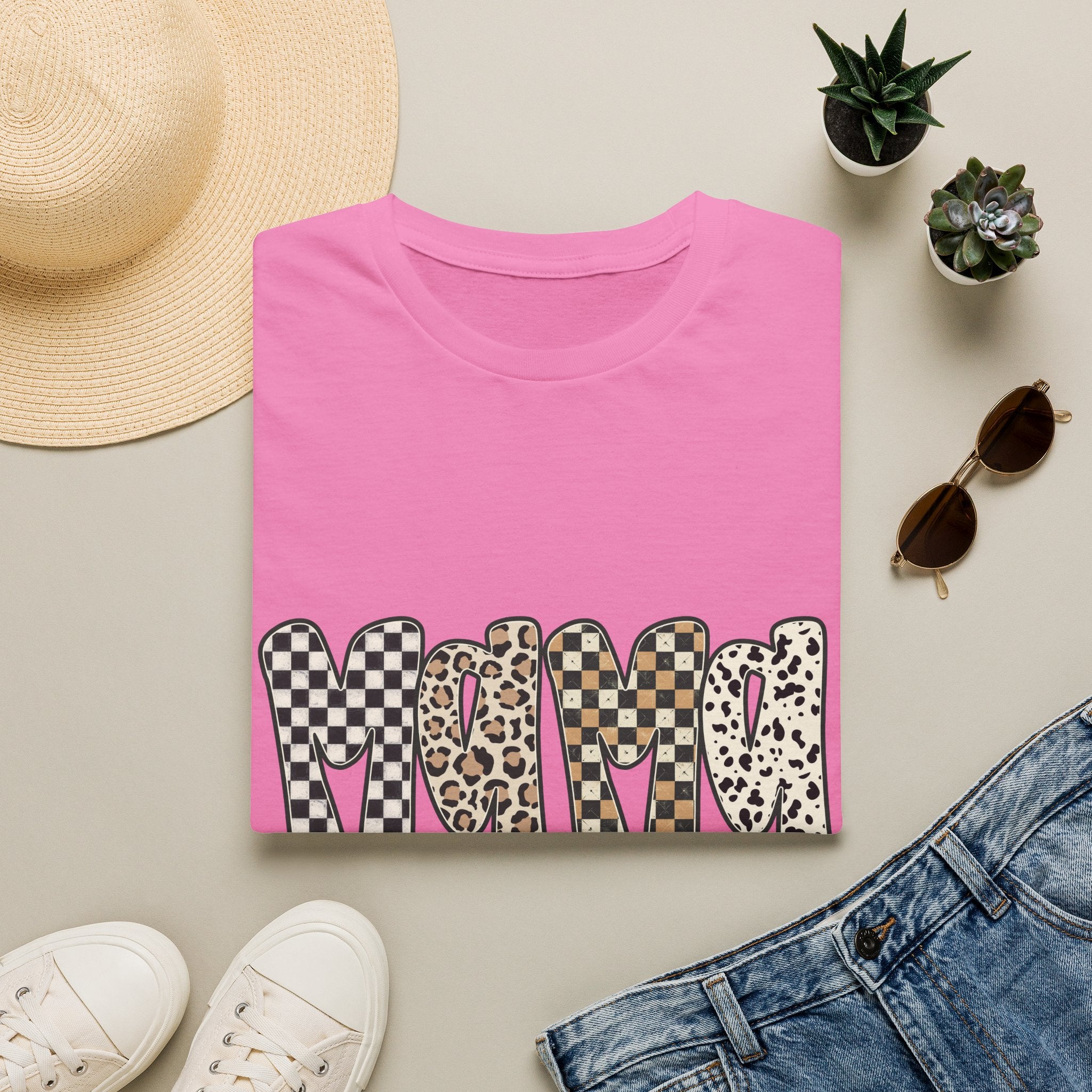 Mom Leopard & Checkerboard