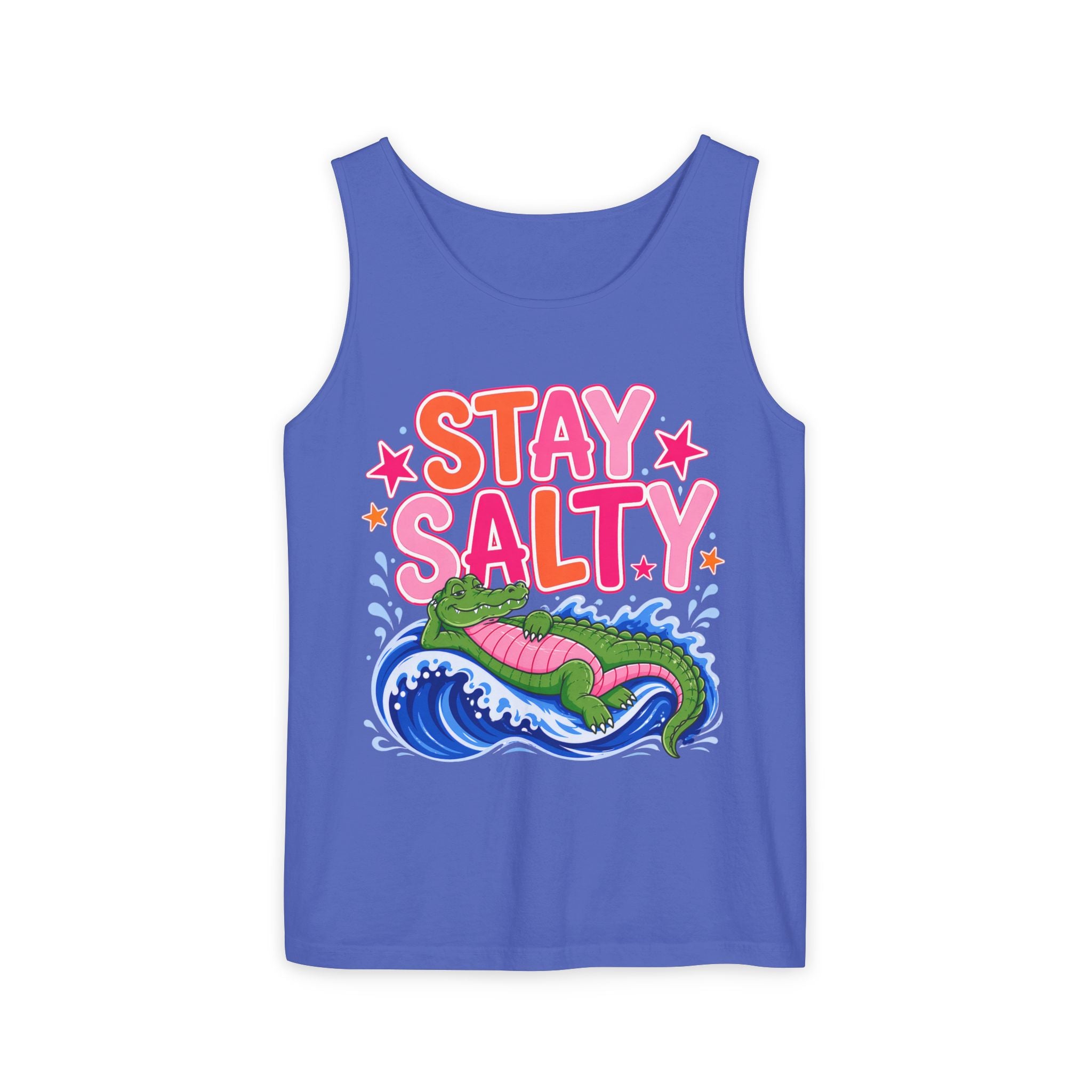 Stay Salty Alligator Tank Top