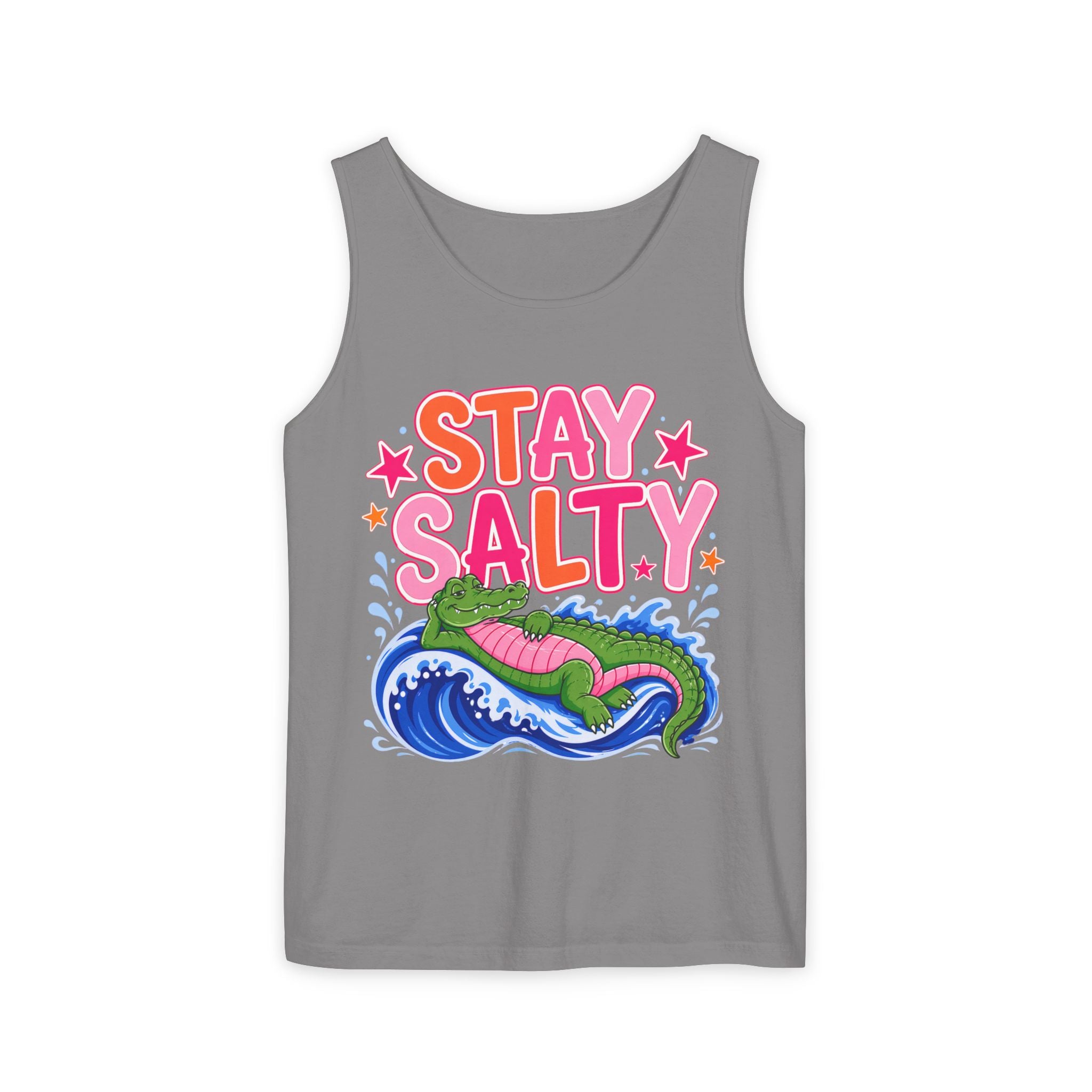 Stay Salty Alligator Tank Top