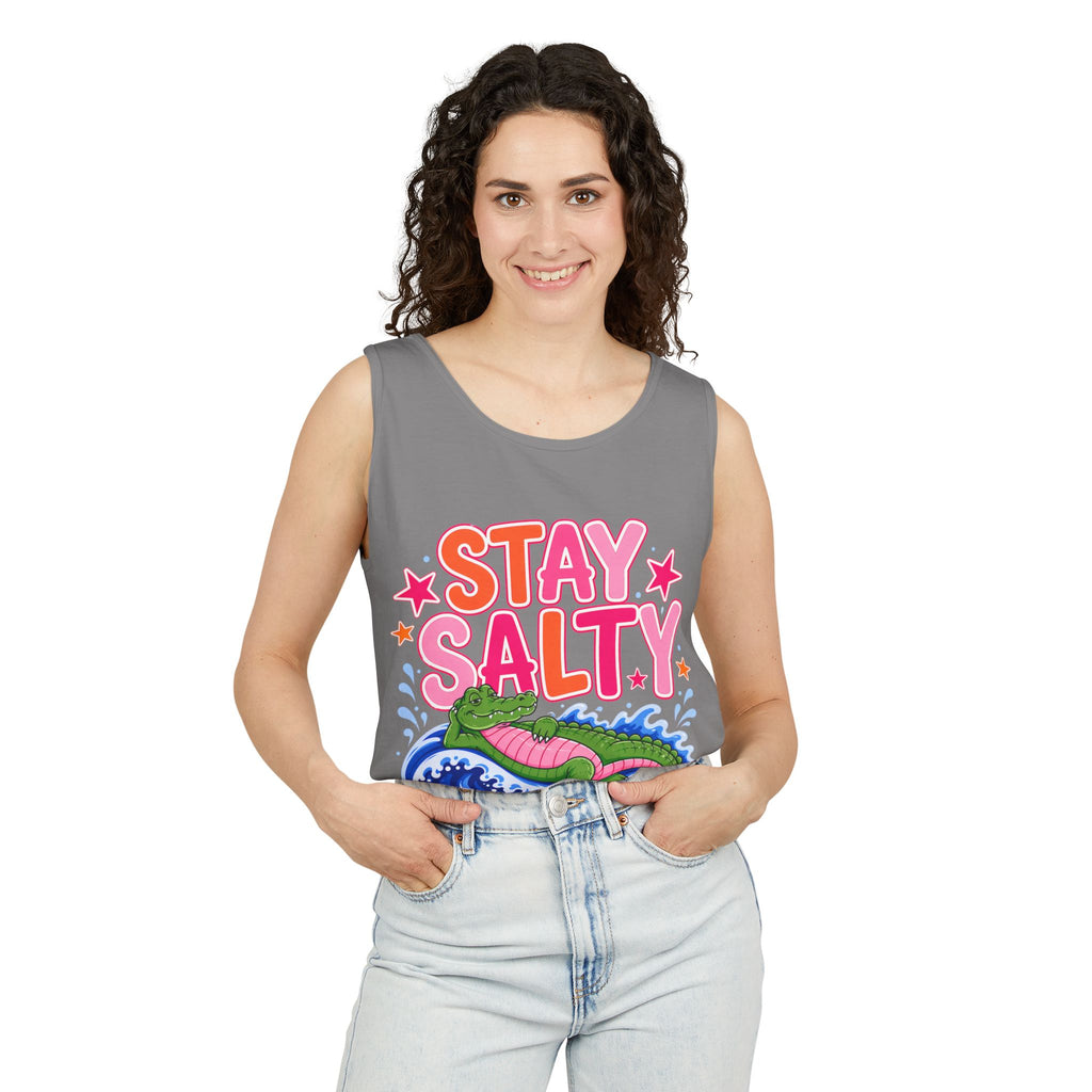 Stay Salty Alligator Tank Top