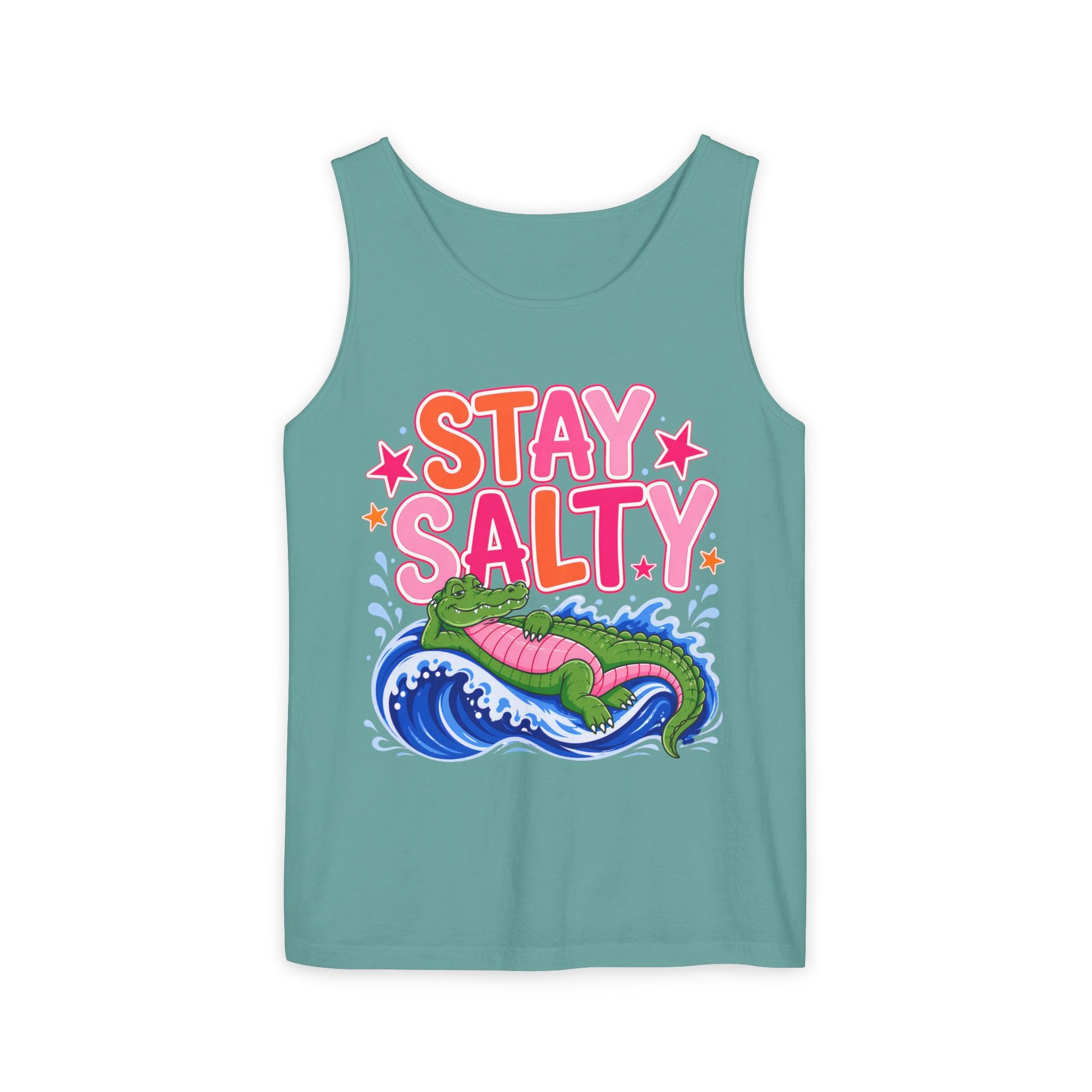 Stay Salty Alligator Tank Top