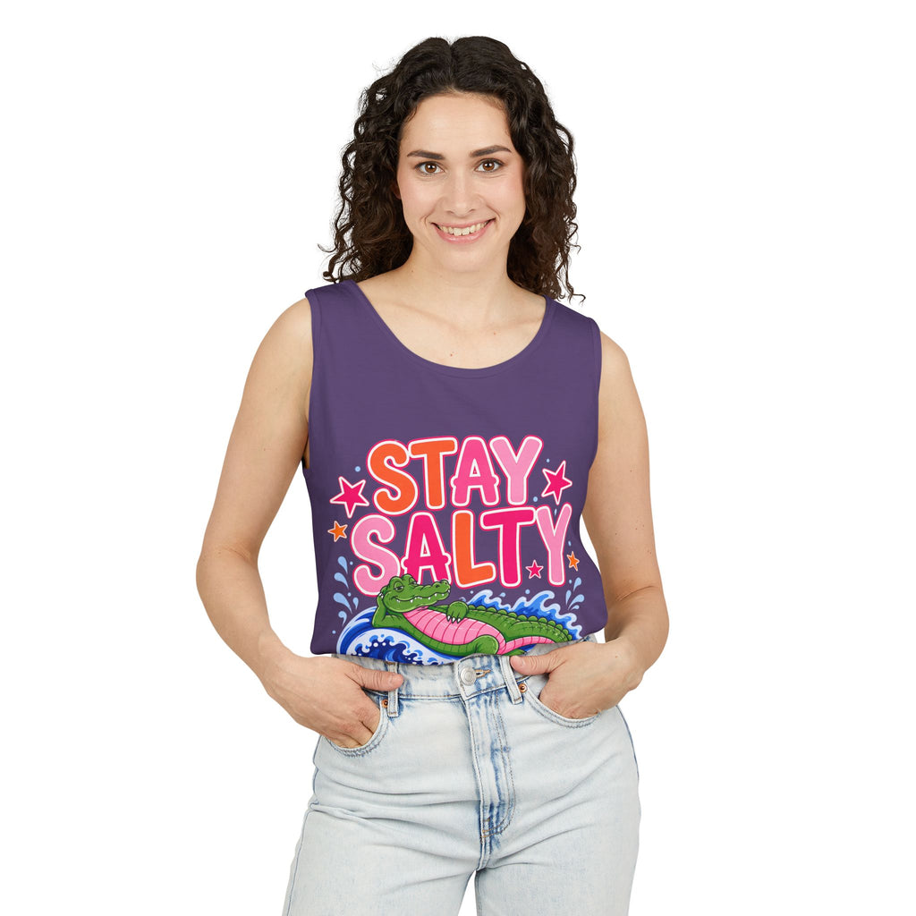 Stay Salty Alligator Tank Top