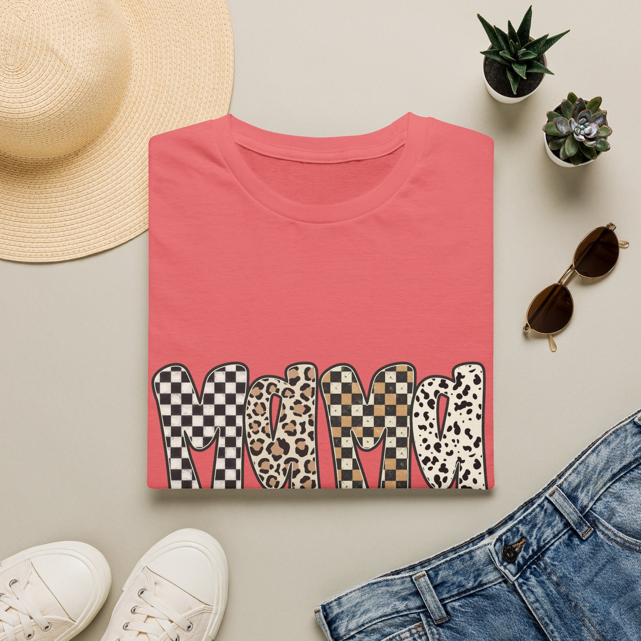 Mom Leopard & Checkerboard