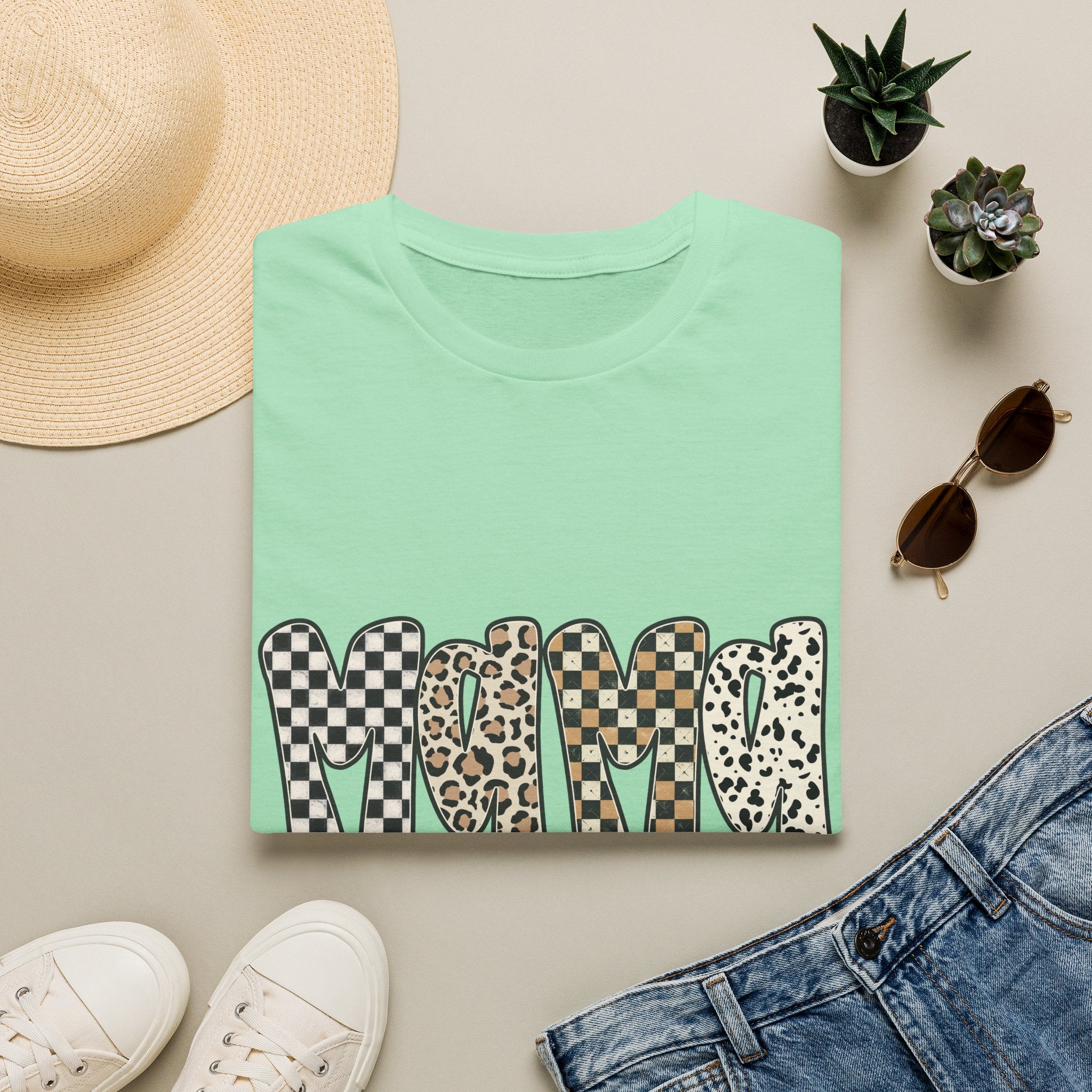 Mom Leopard & Checkerboard