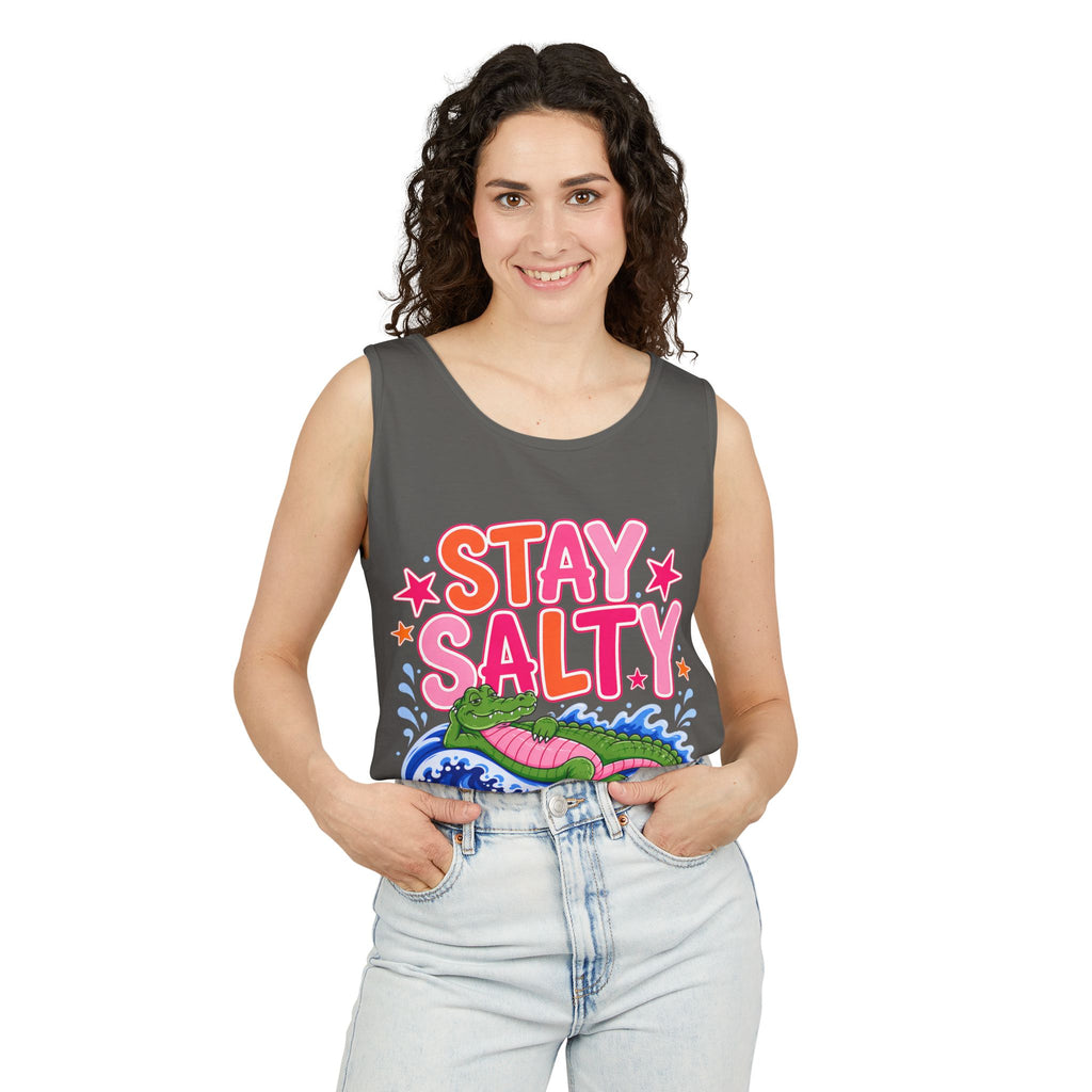 Stay Salty Alligator Tank Top