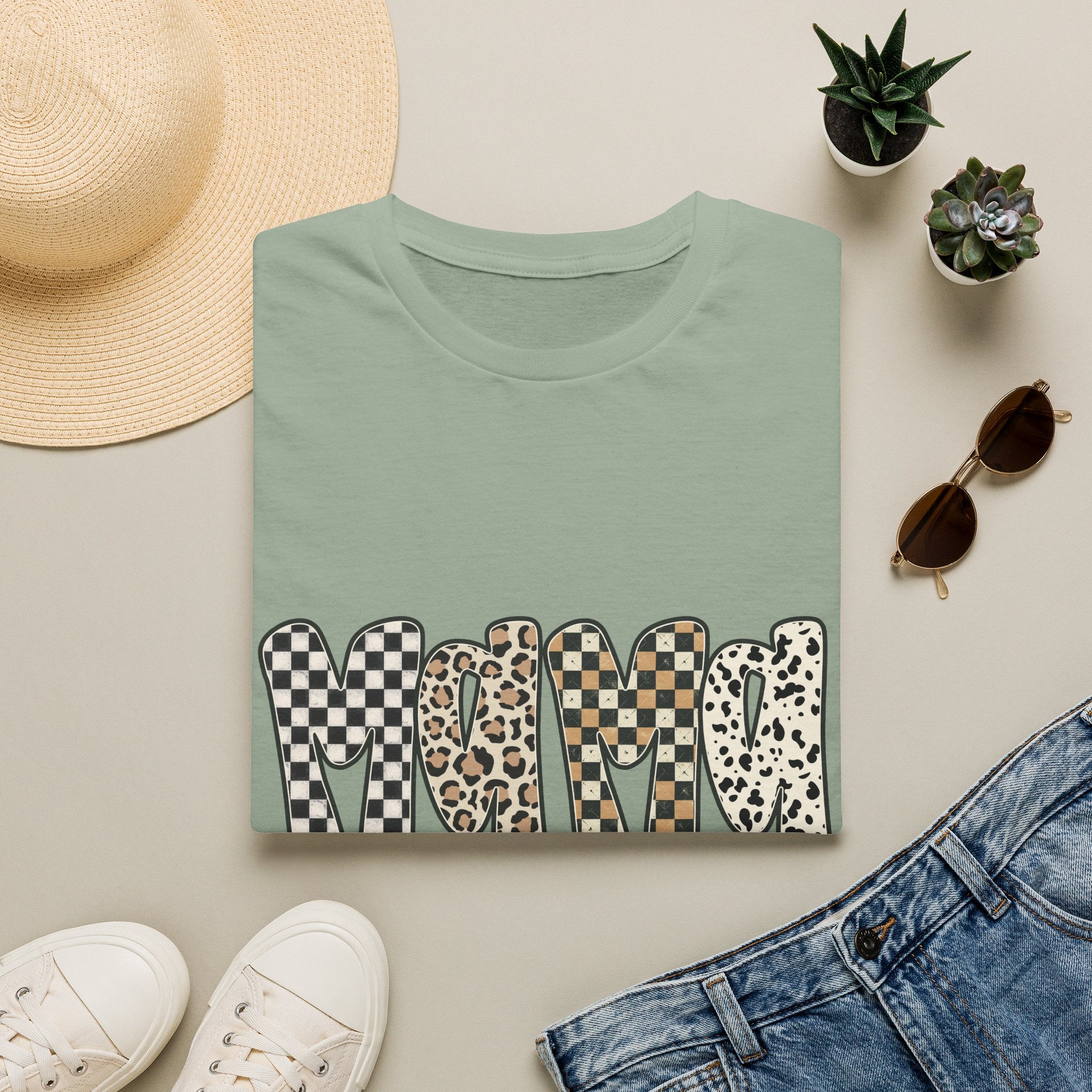 Mom Leopard & Checkerboard