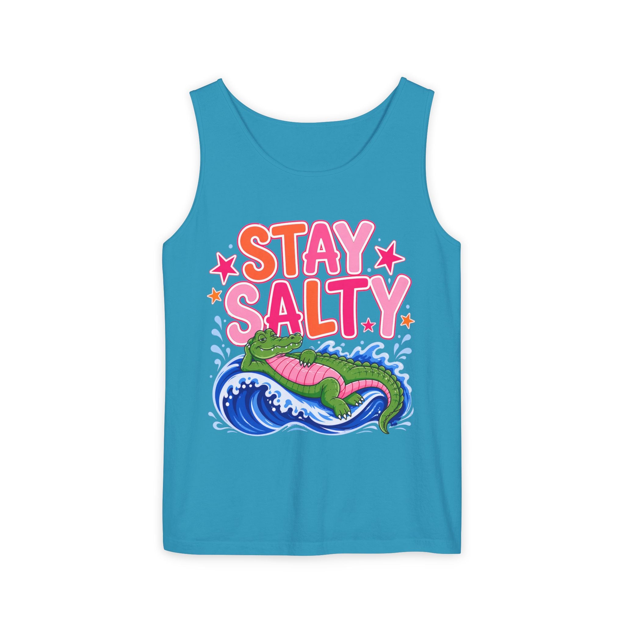 Stay Salty Alligator Tank Top