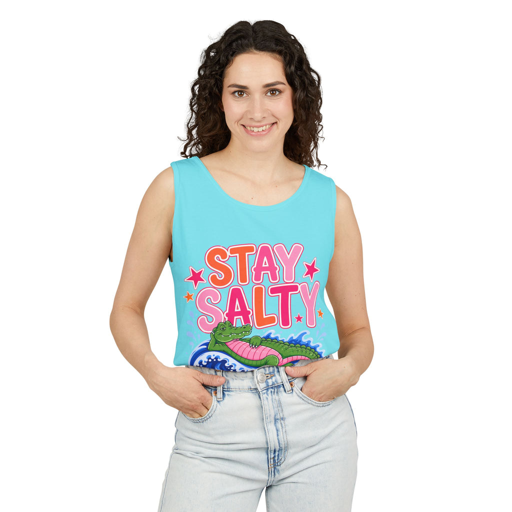 Stay Salty Alligator Tank Top