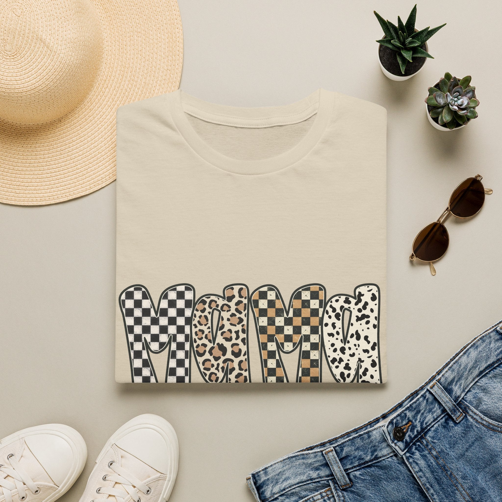 Mom Leopard & Checkerboard