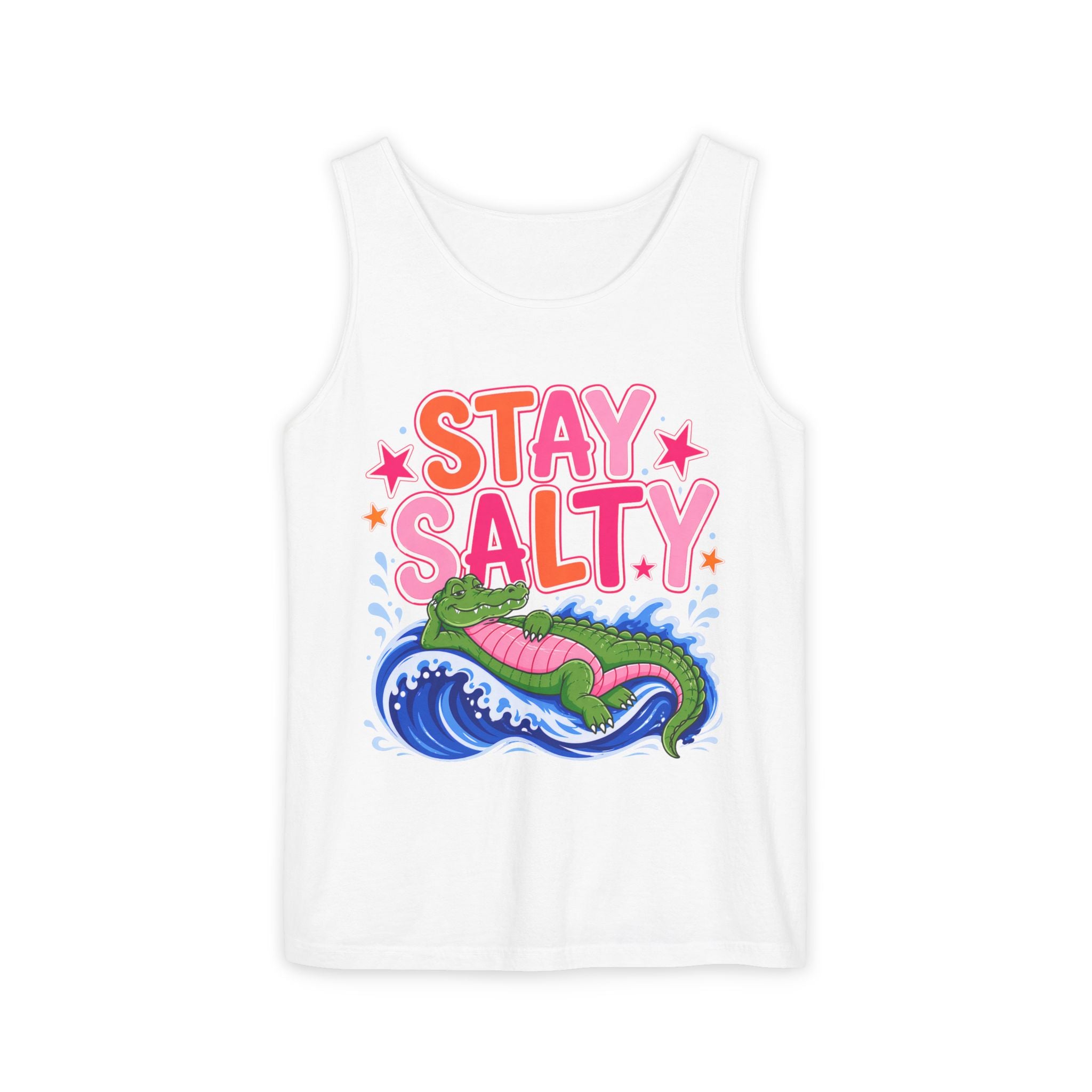 Stay Salty Alligator Tank Top