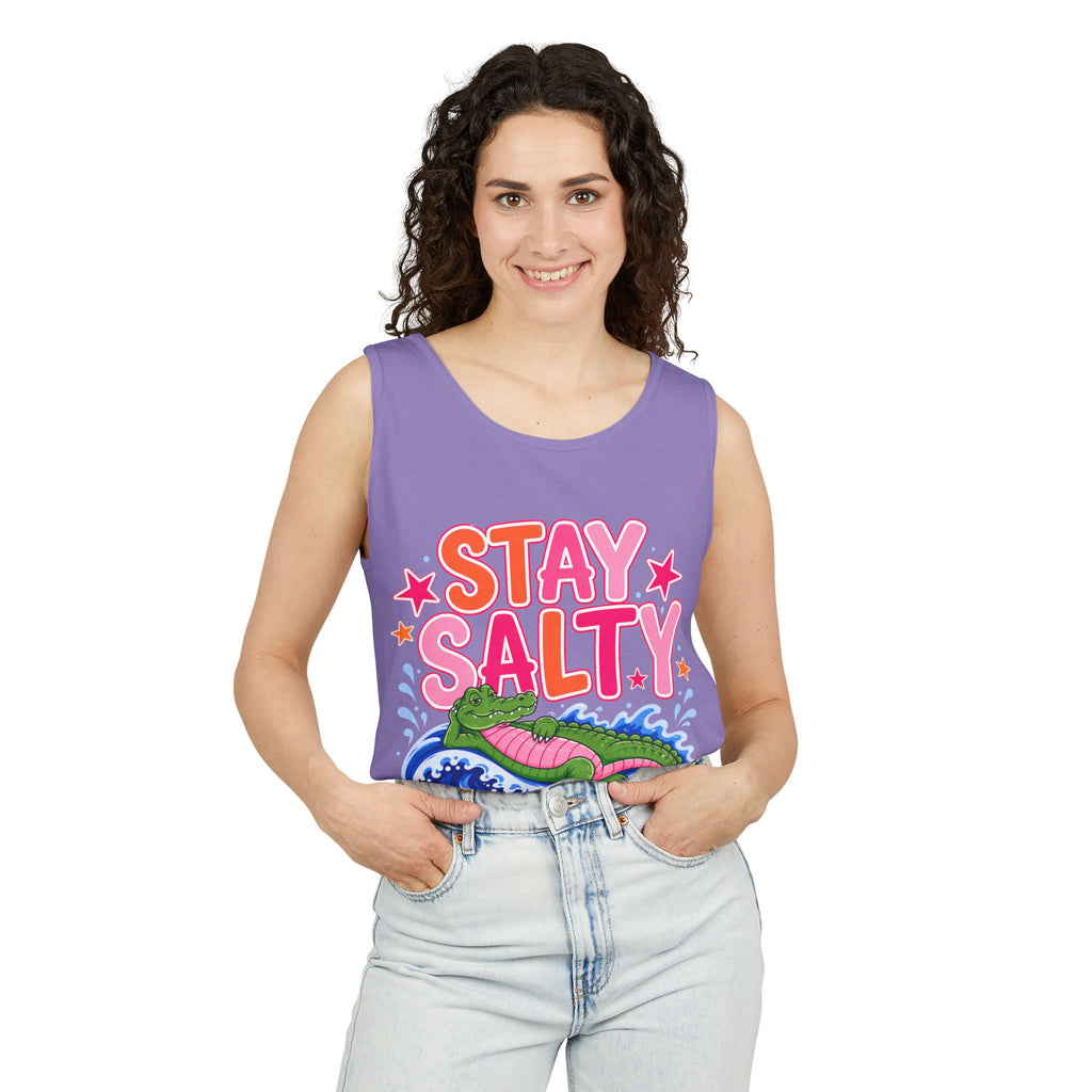Stay Salty Alligator Tank Top