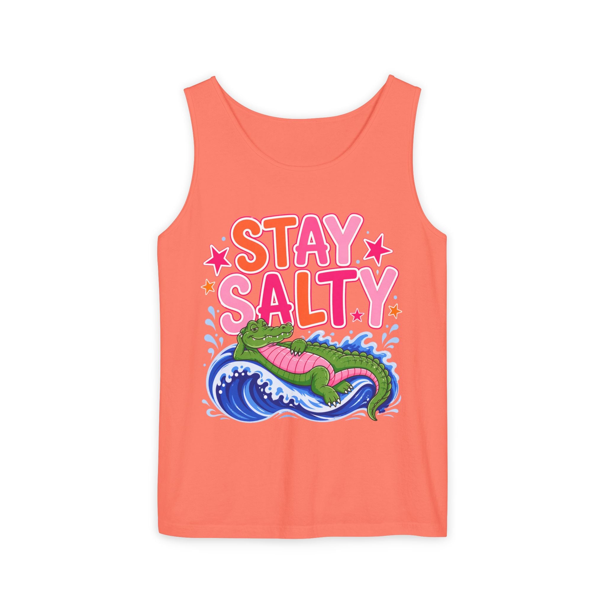 Stay Salty Alligator Tank Top